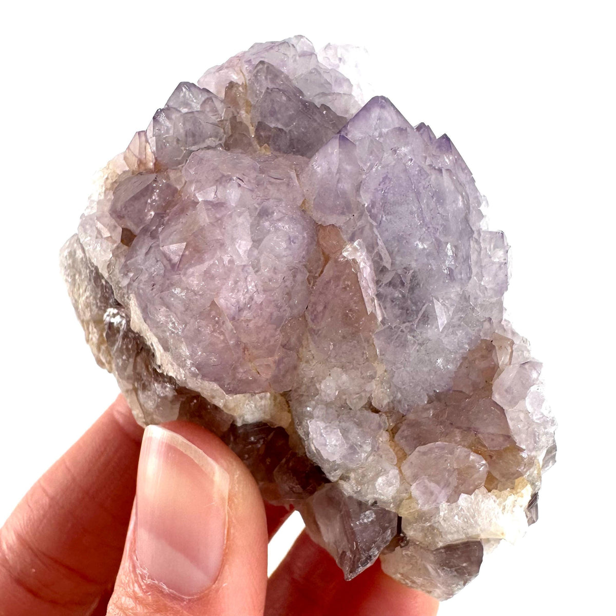 Spirit Quartz | Amethyst Crystal Cluster, Mineral Specimen from South Africa
