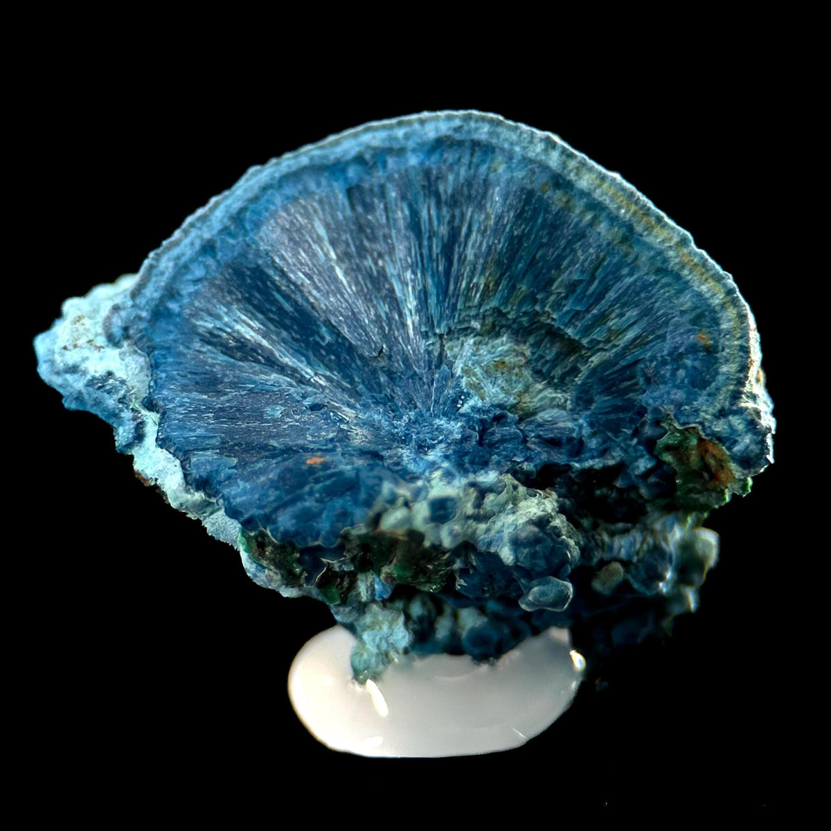 Fibrous Shattuckite | Blue Crystal, Mineral Specimen from DR Congo