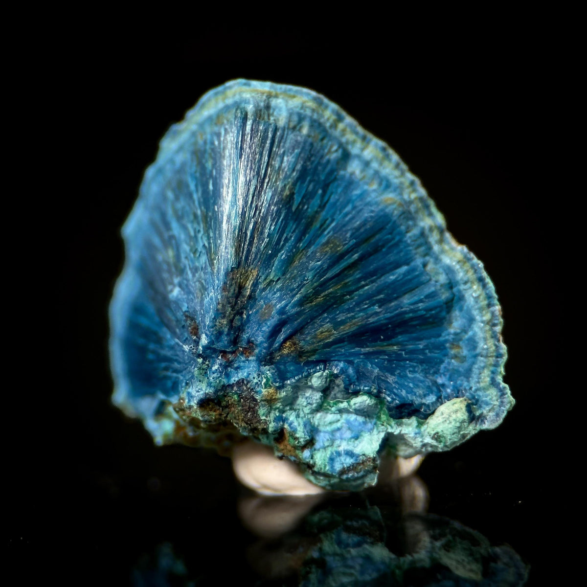 Fibrous Shattuckite | Blue Crystal, Mineral Specimen from DR Congo
