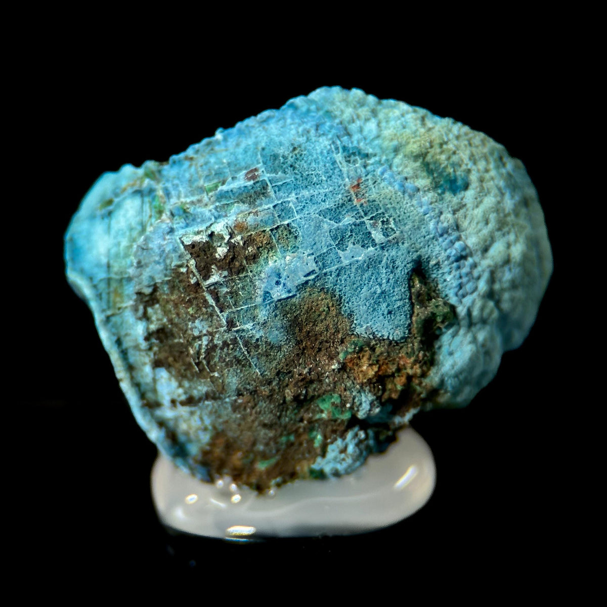 Fibrous Shattuckite | Blue Crystal, Mineral Specimen from DR Congo