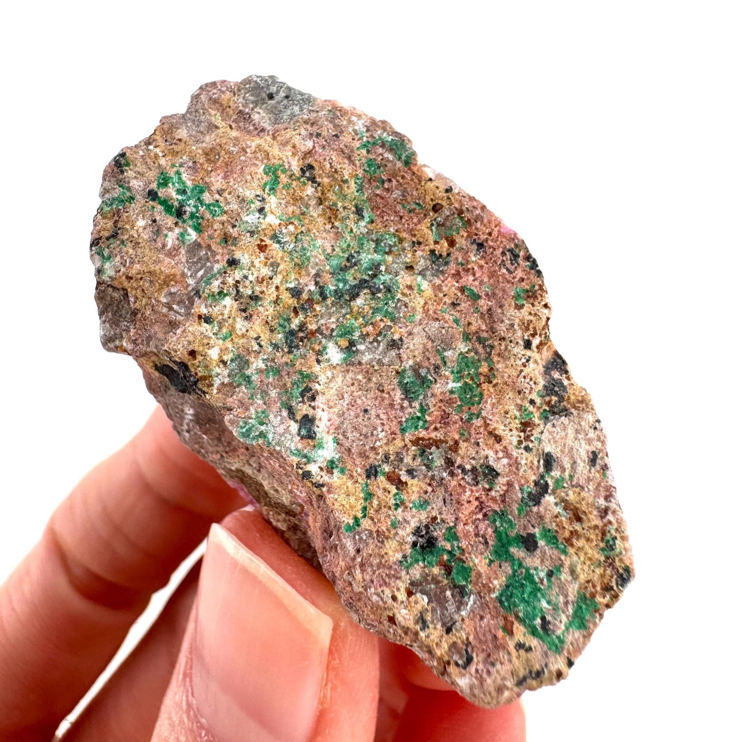 Cobaltoan Calcite | natural pink crystal cluster, mineral specimen
