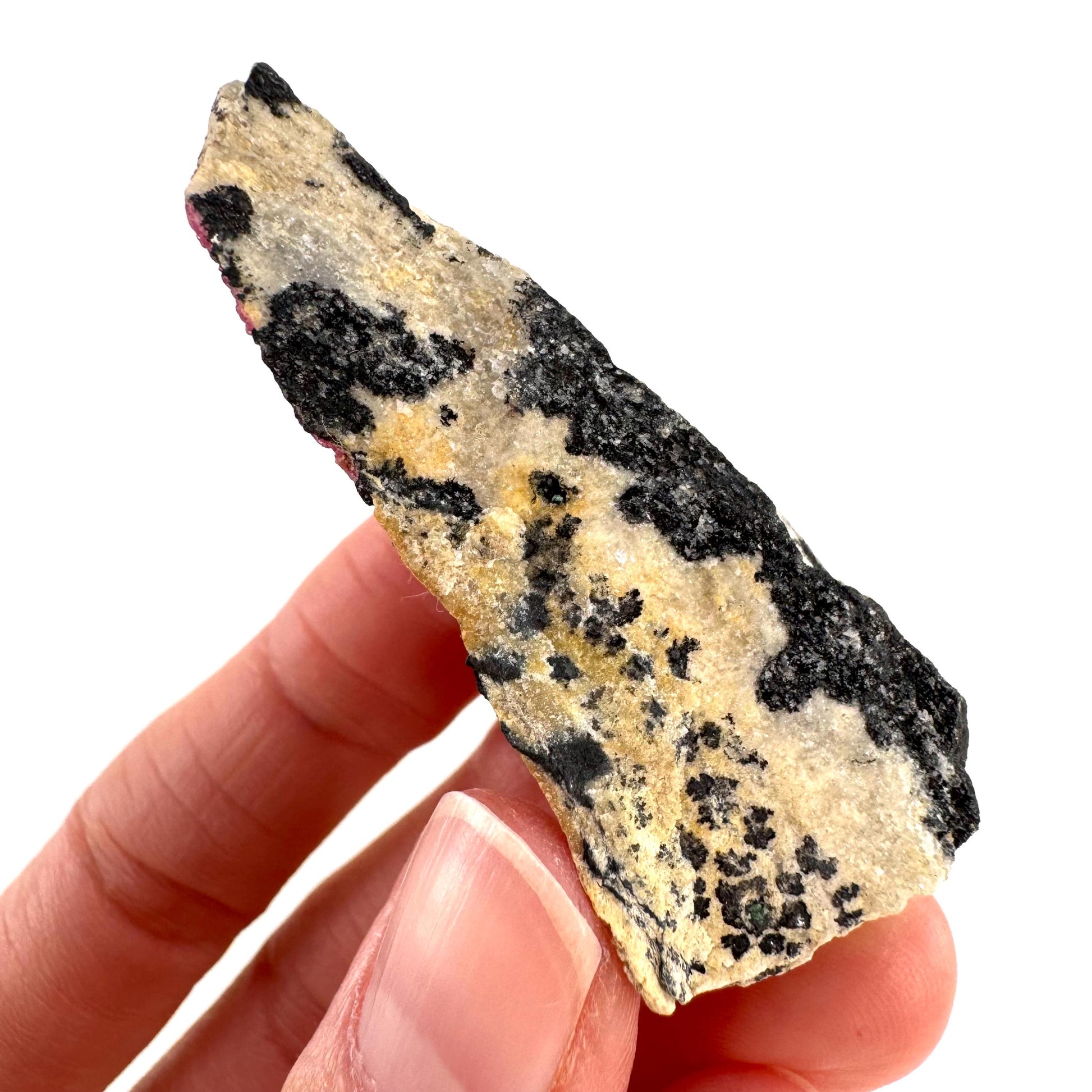 Cobaltoan Calcite | natural pink crystal cluster, mineral specimen
