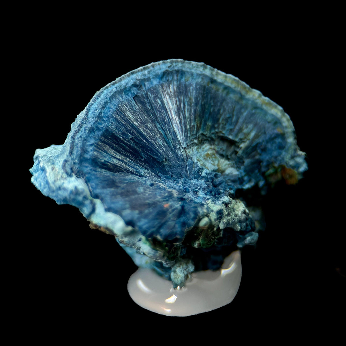 Fibrous Shattuckite | Blue Crystal, Mineral Specimen from DR Congo
