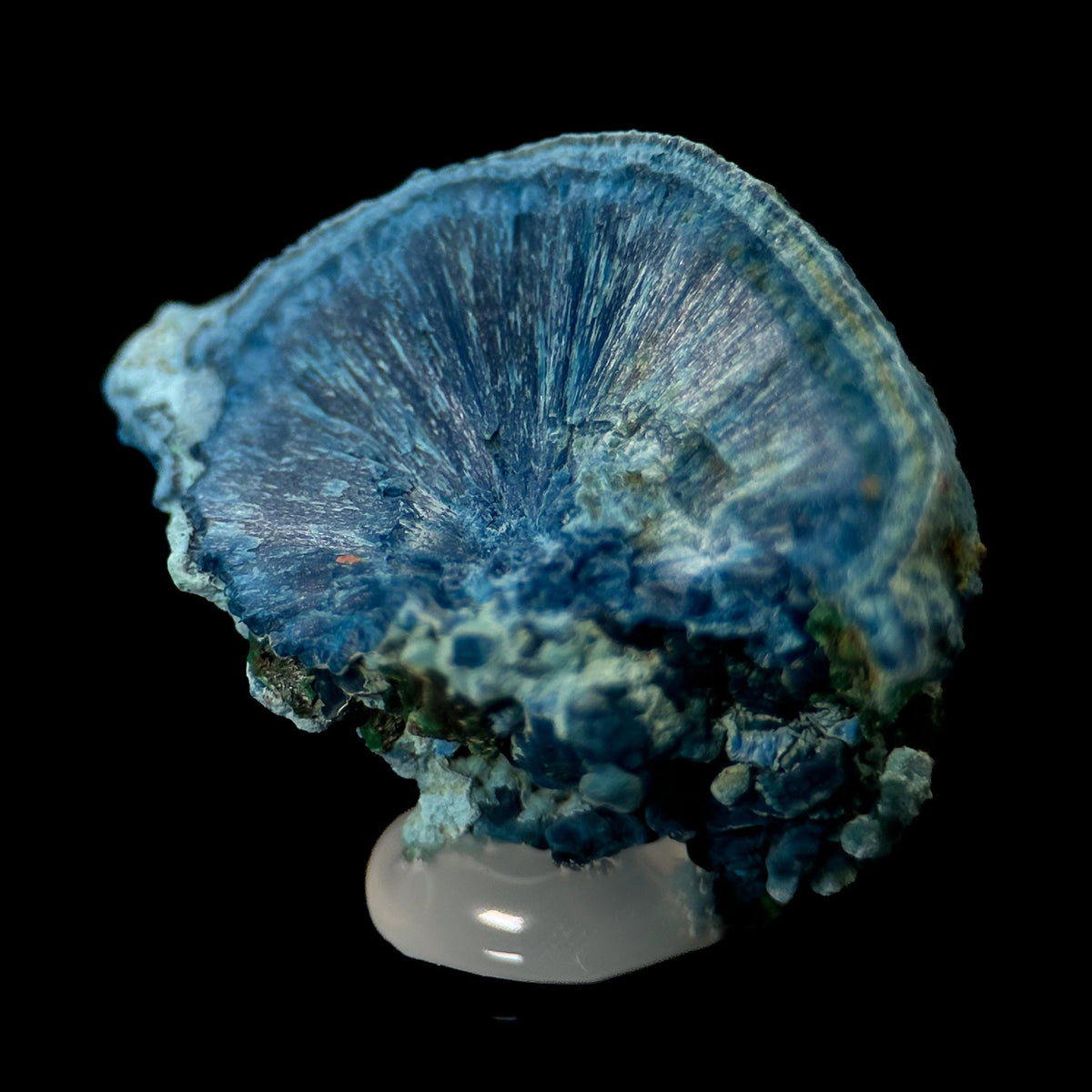 Fibrous Shattuckite | Blue Crystal, Mineral Specimen from DR Congo