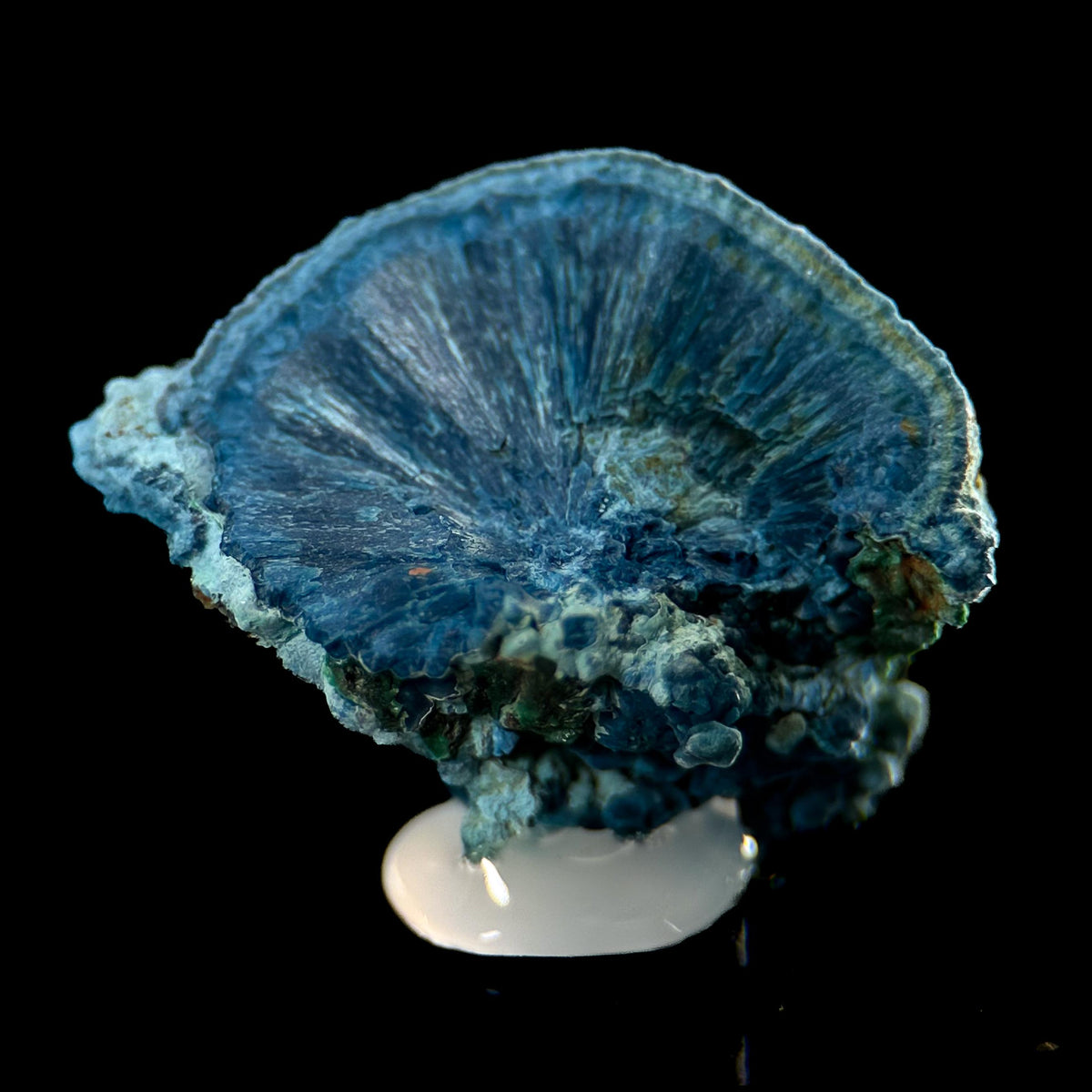 Fibrous Shattuckite | Blue Crystal, Mineral Specimen from DR Congo