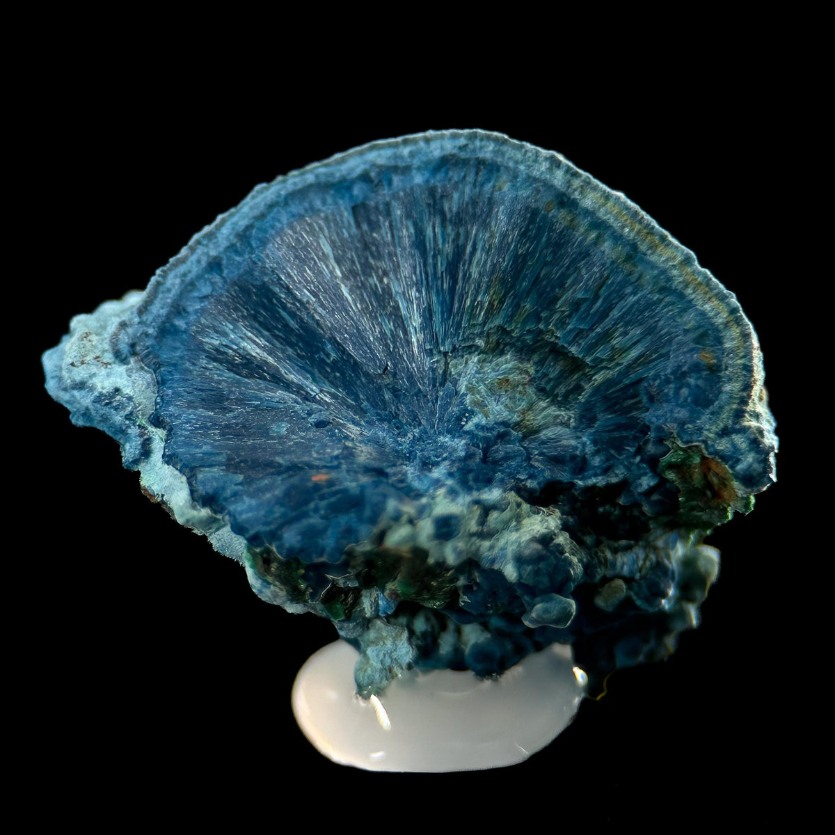 Fibrous Shattuckite | Blue Crystal, Mineral Specimen from DR Congo