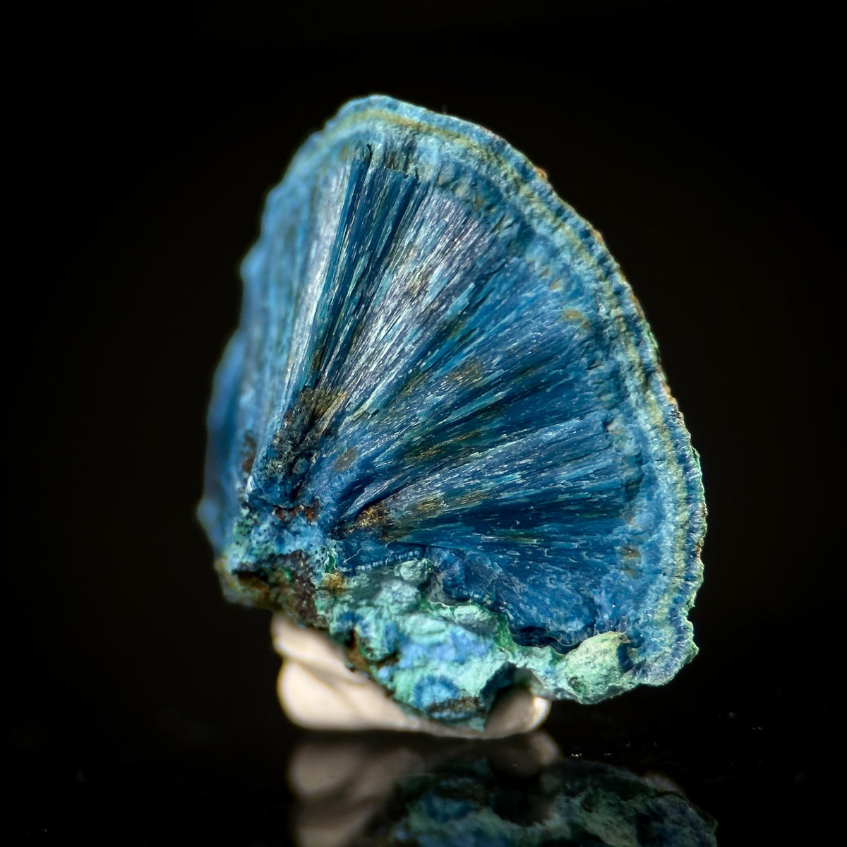 Fibrous Shattuckite | Blue Crystal, Mineral Specimen from DR Congo
