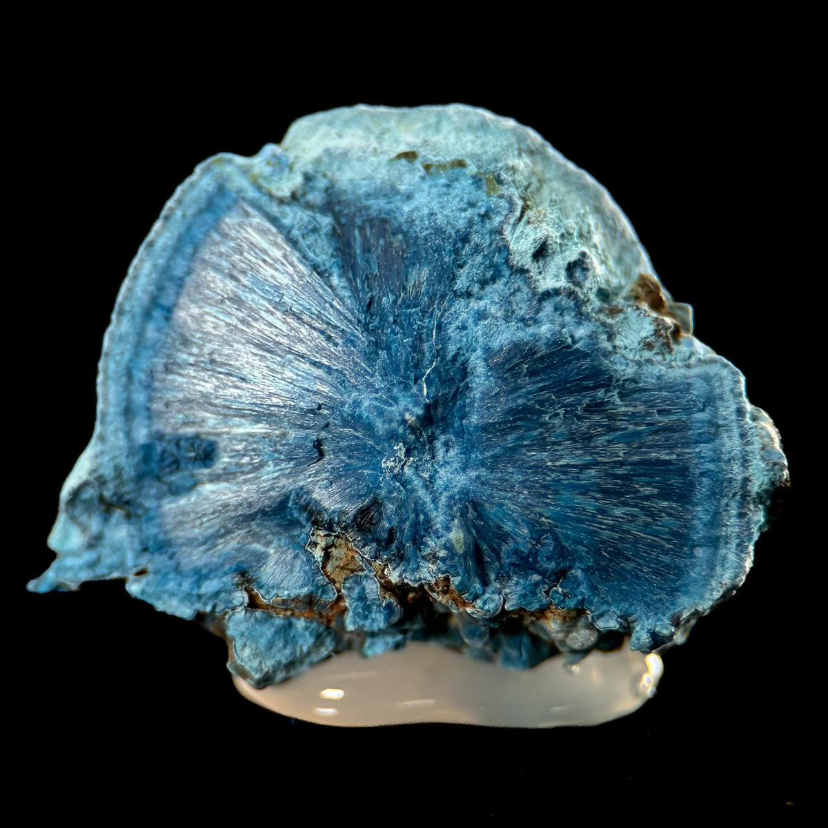 Fibrous Shattuckite | Blue Crystal, Mineral Specimen from DR Congo