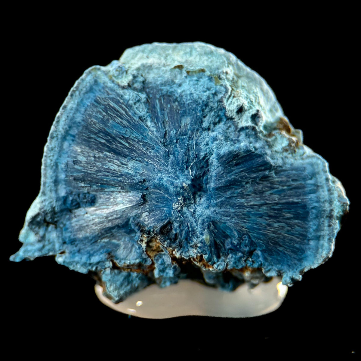 Fibrous Shattuckite | Blue Crystal, Mineral Specimen from DR Congo