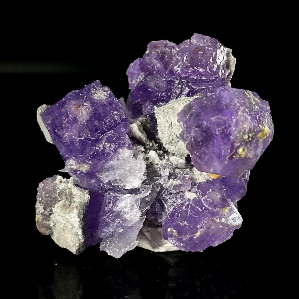 Coquimbite | purple crystal, rare mineral specimen from Italy
