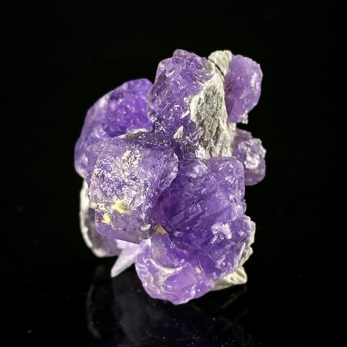 Coquimbite | purple crystal, rare mineral specimen from Italy