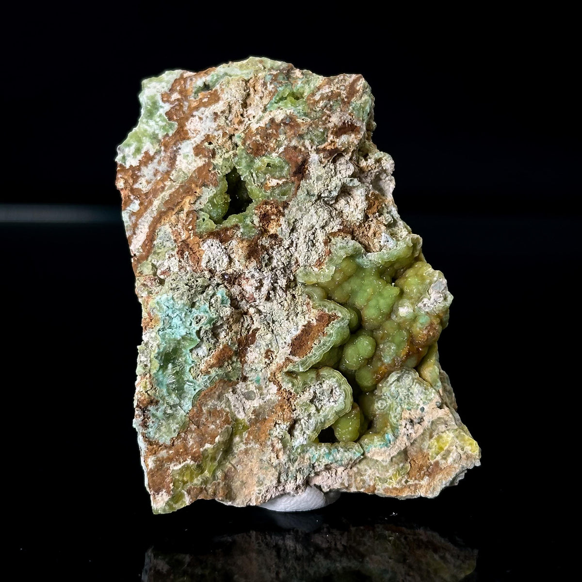 Wavellite with Turquoise | green crystal, mineral specimen from Spain