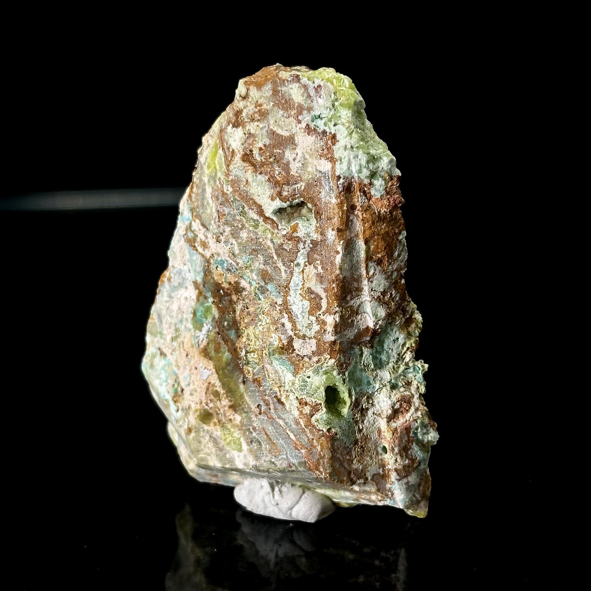 Wavellite with Turquoise | green crystal, mineral specimen from Spain
