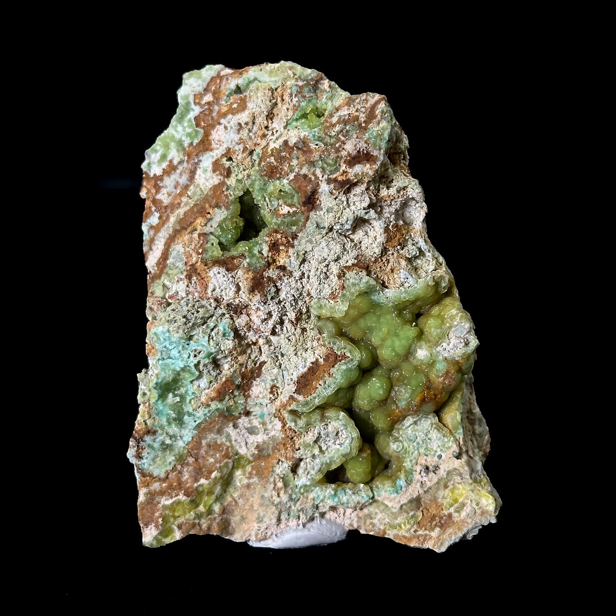 Wavellite with Turquoise | green crystal, mineral specimen from Spain