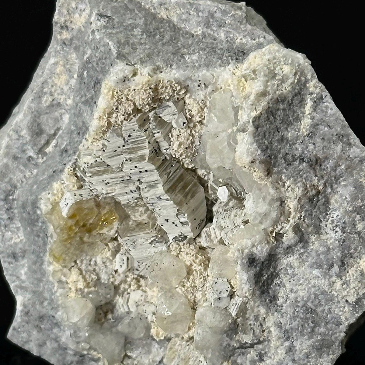 Weloganite | crystal cluster, rare mineral specimen from Canada