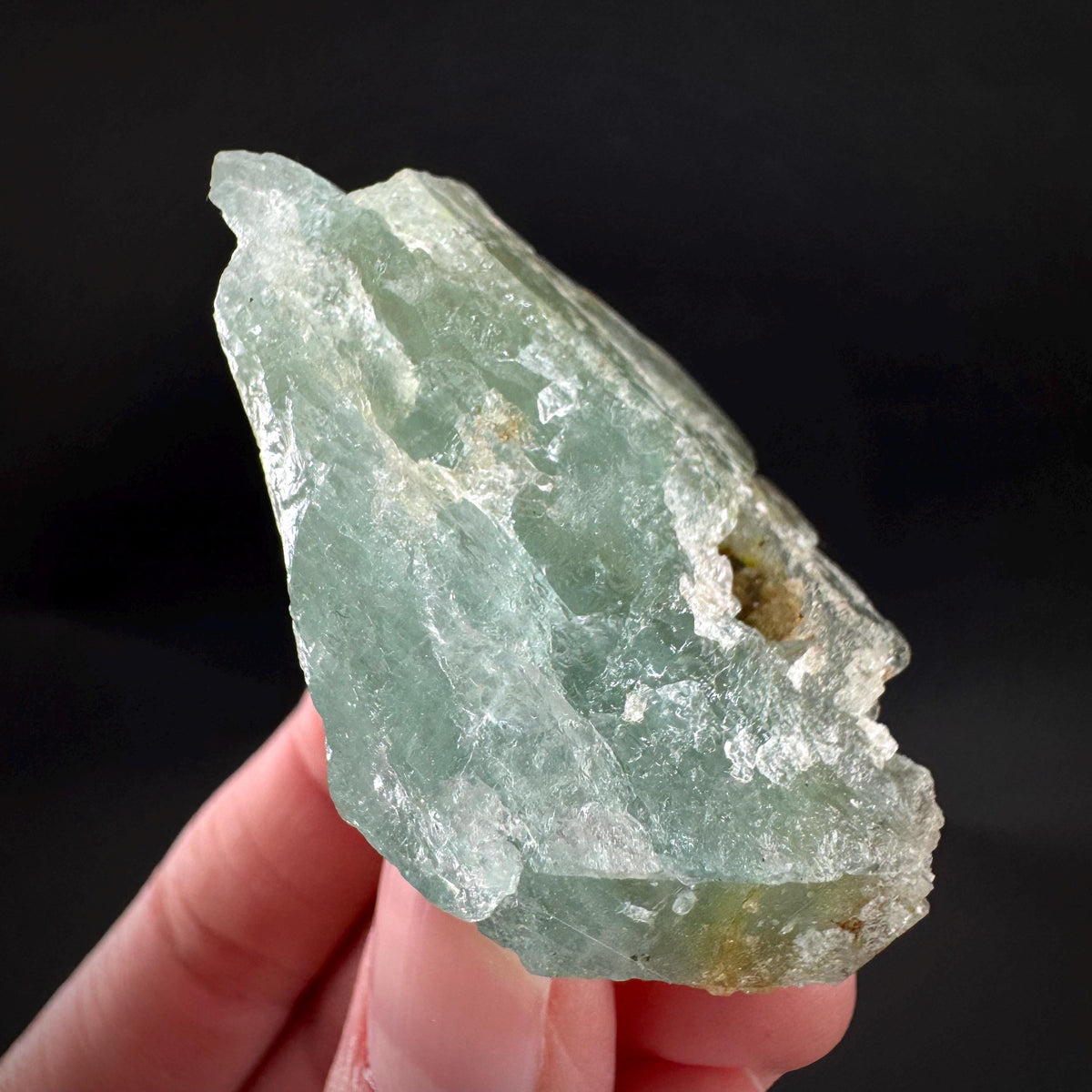 Beryl var. Aquamarine | natural blue crystal, mineral specimen from Namibia