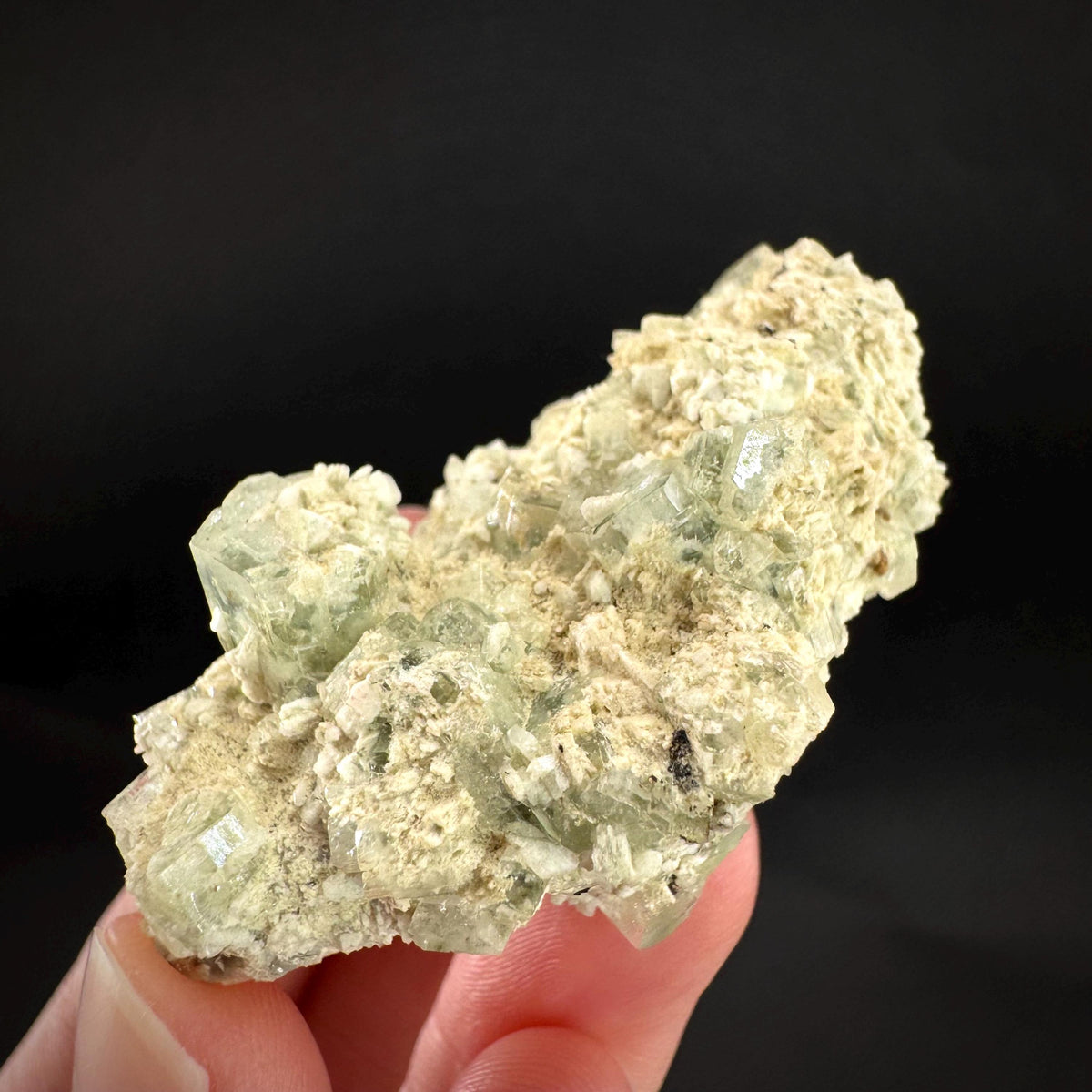 Beryl var. Goshenite | natural crystal cluster, mineral specimen from Namibia