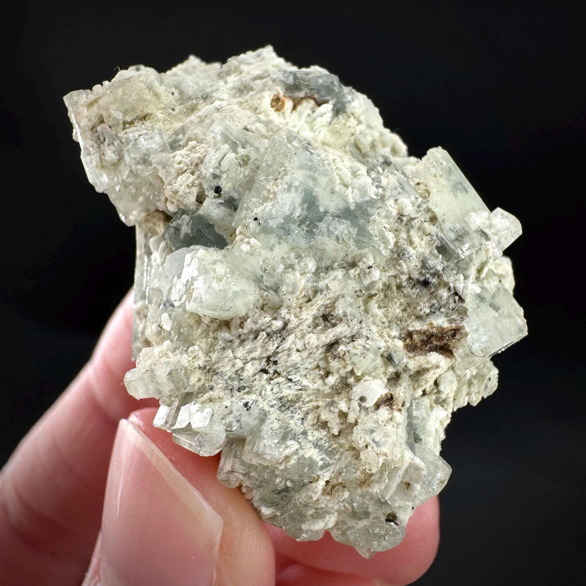Beryl var. Goshenite | natural crystal cluster, mineral specimen from Namibia