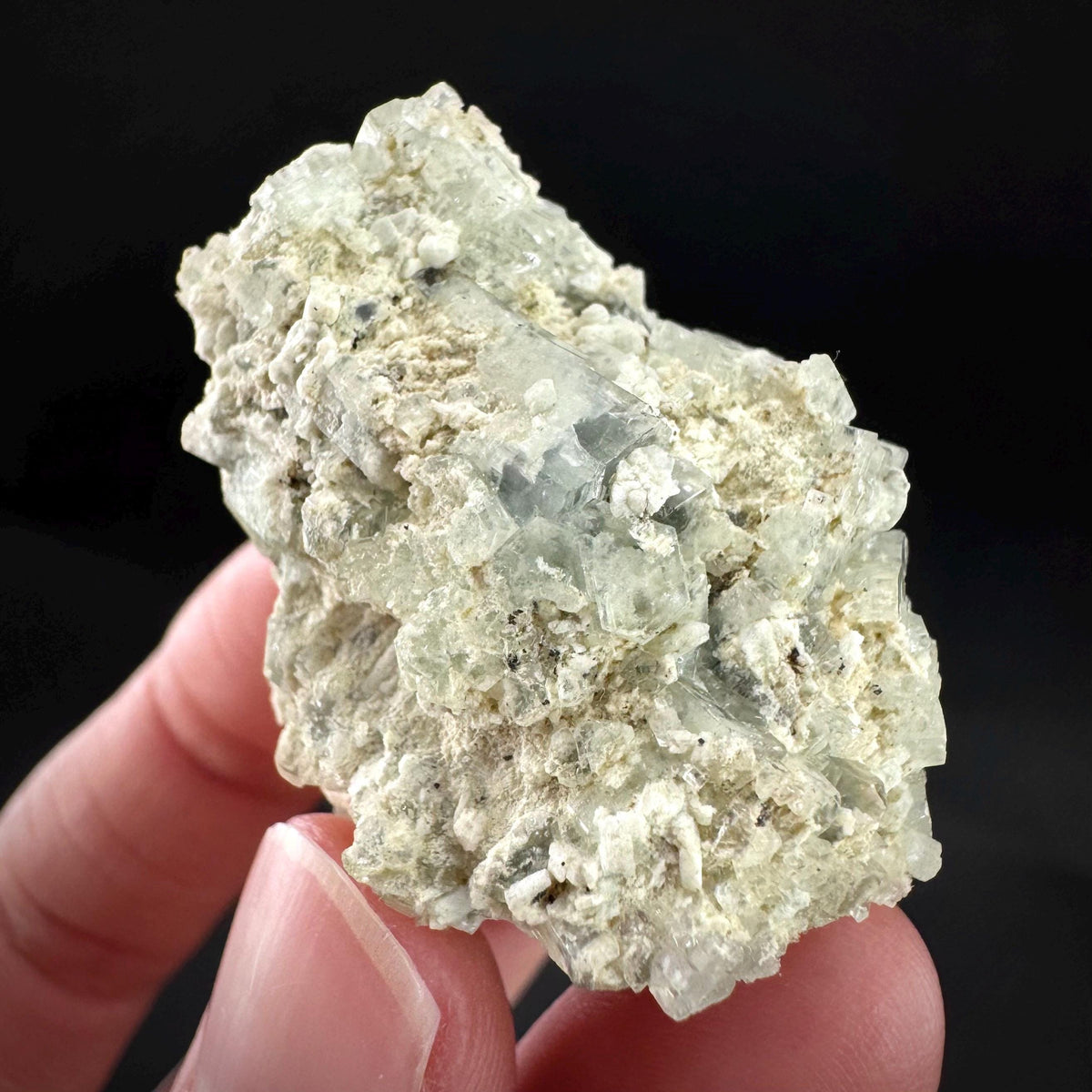 Beryl var. Goshenite | natural crystal cluster, mineral specimen from Namibia