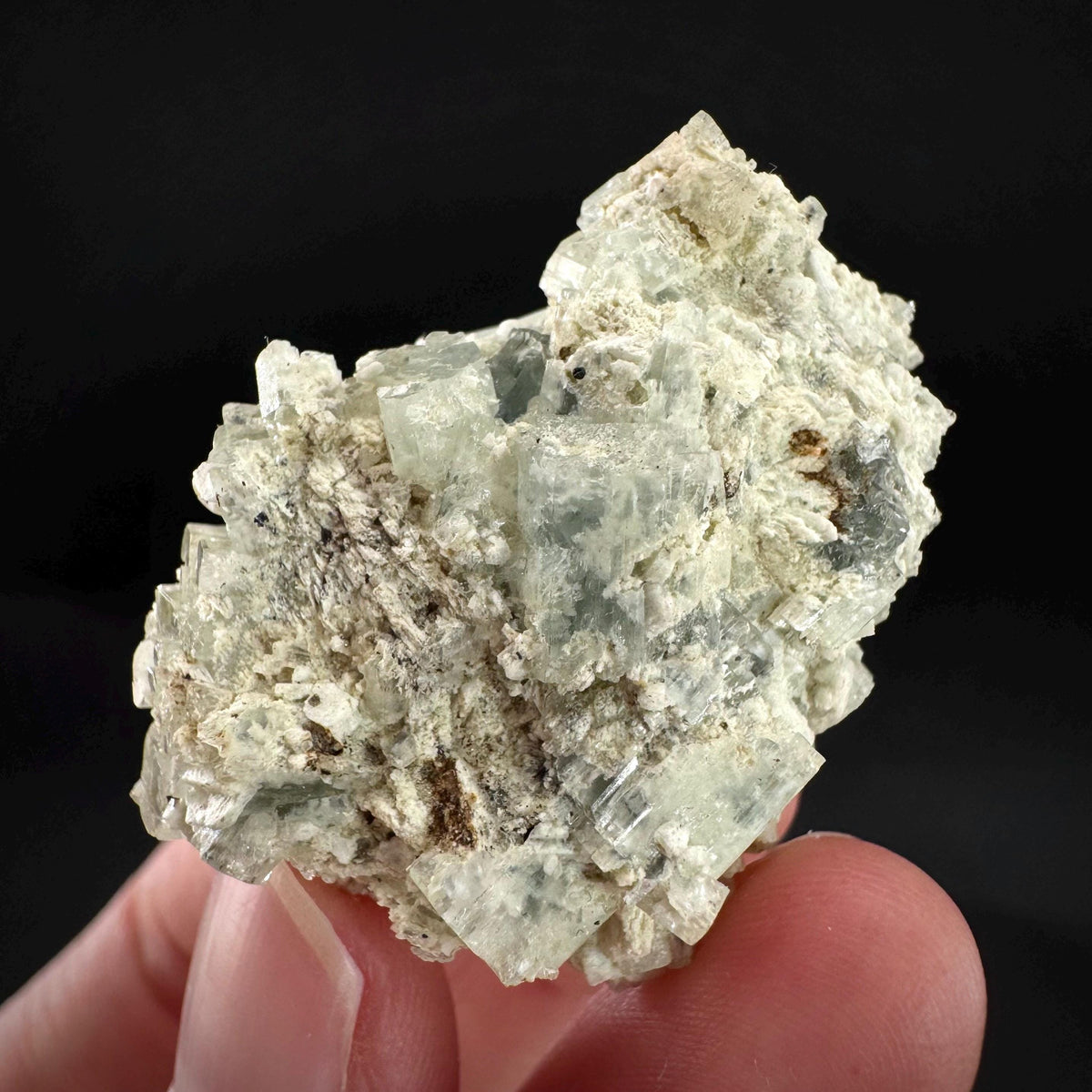 Beryl var. Goshenite | natural crystal cluster, mineral specimen from Namibia