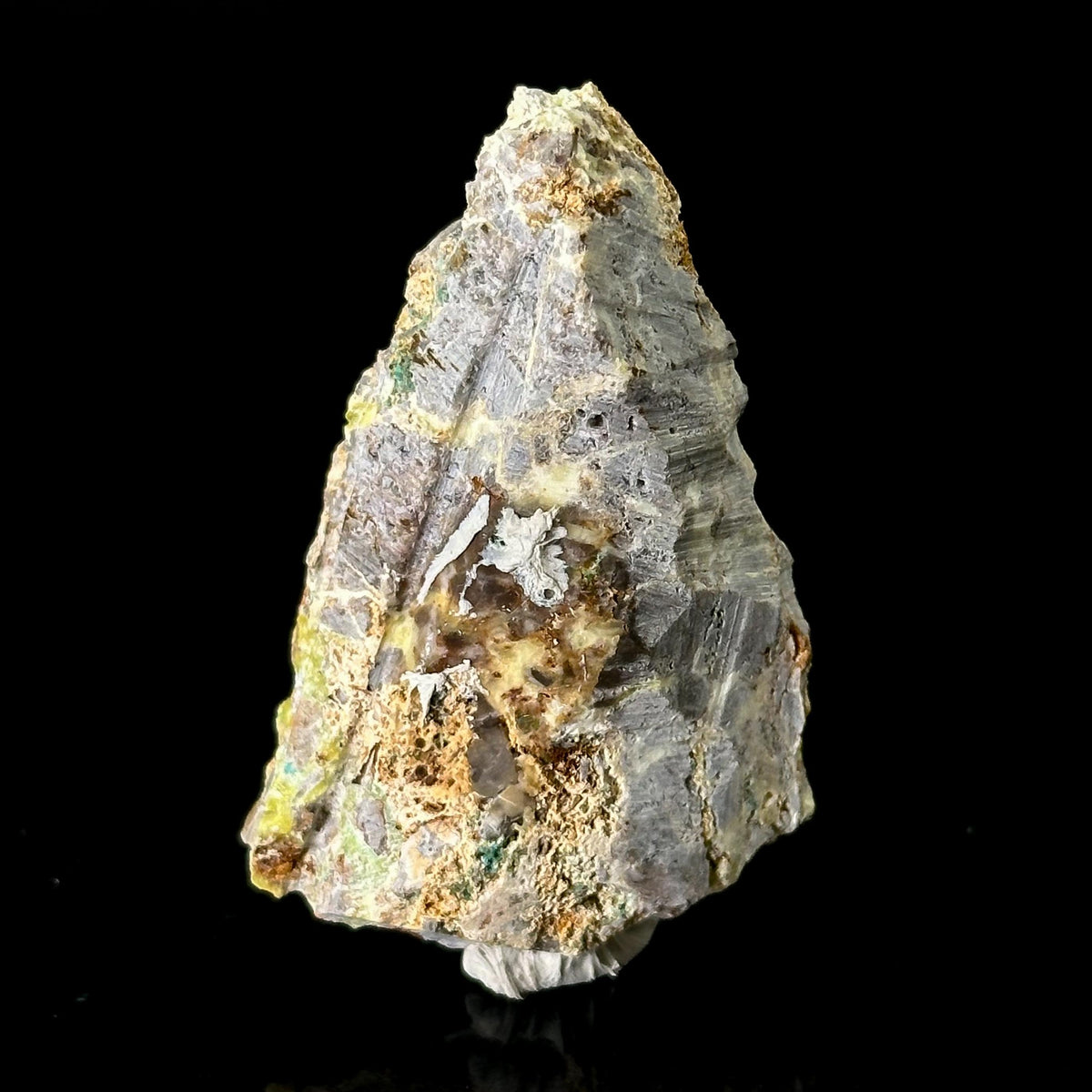 Wavellite with Turquoise | yellow & blue crystal cluster, mineral specimen from Spain