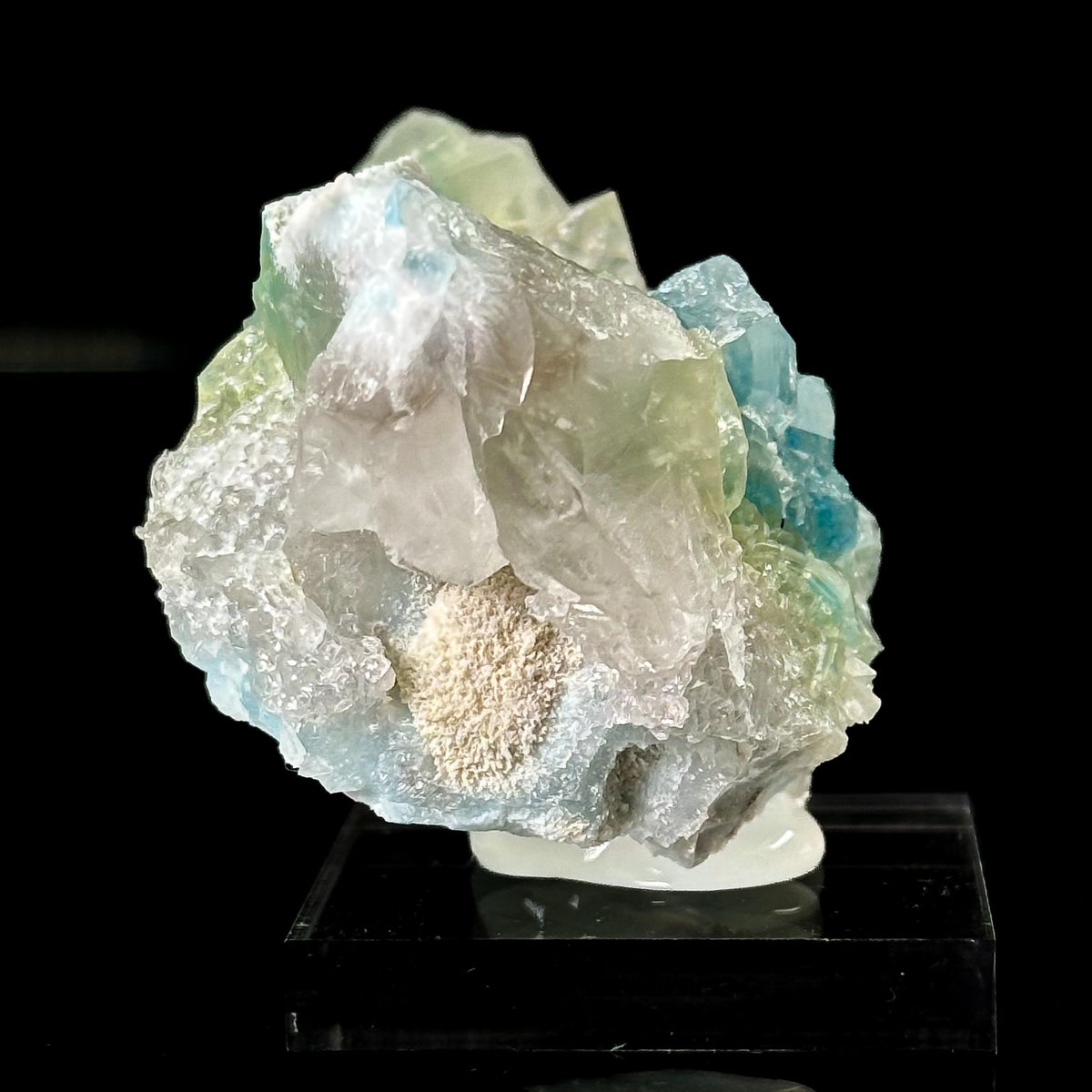 Plancheite in Quartz | Blue Crystal, Mineral Specimen from Congo