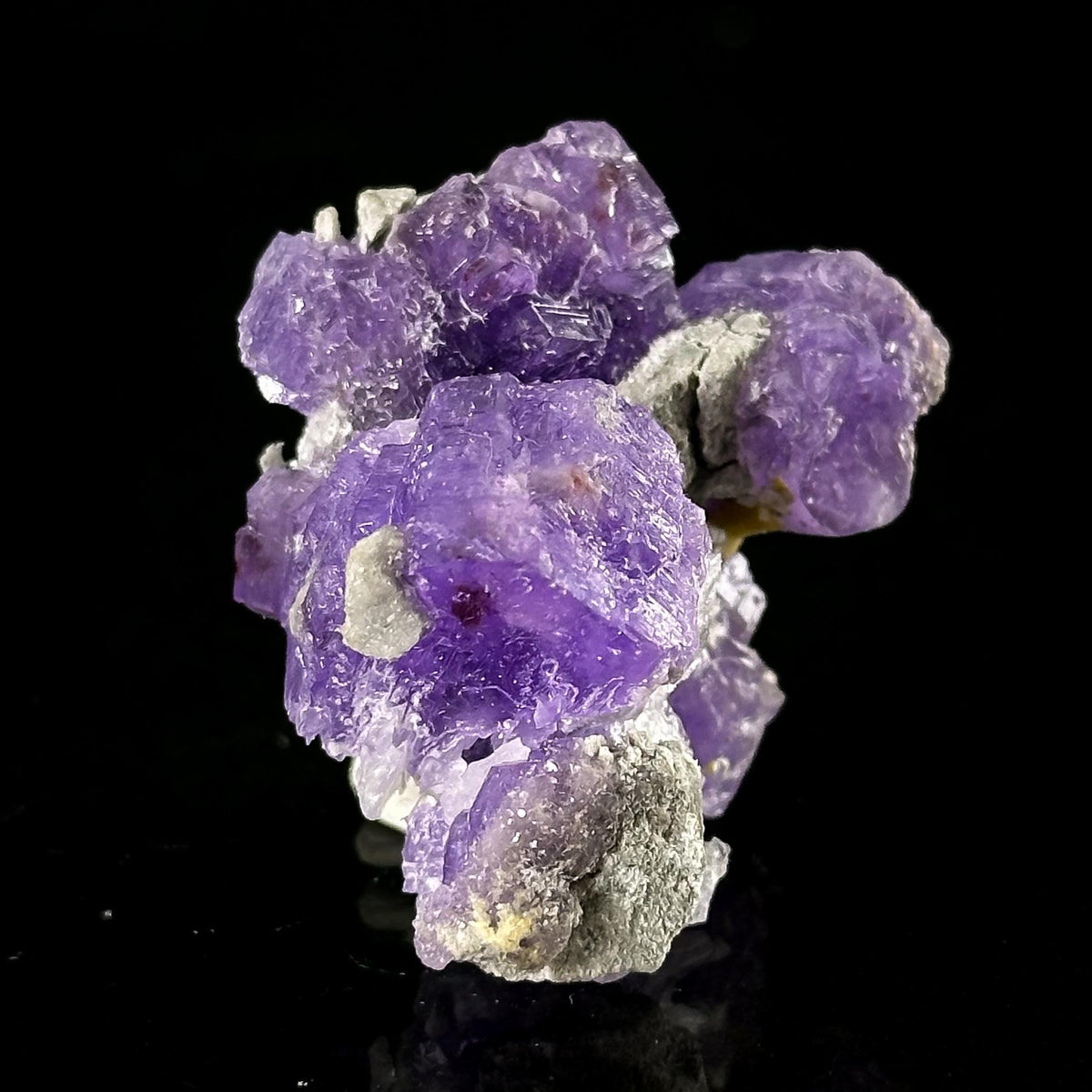 Coquimbite | purple crystal, rare mineral specimen from Italy