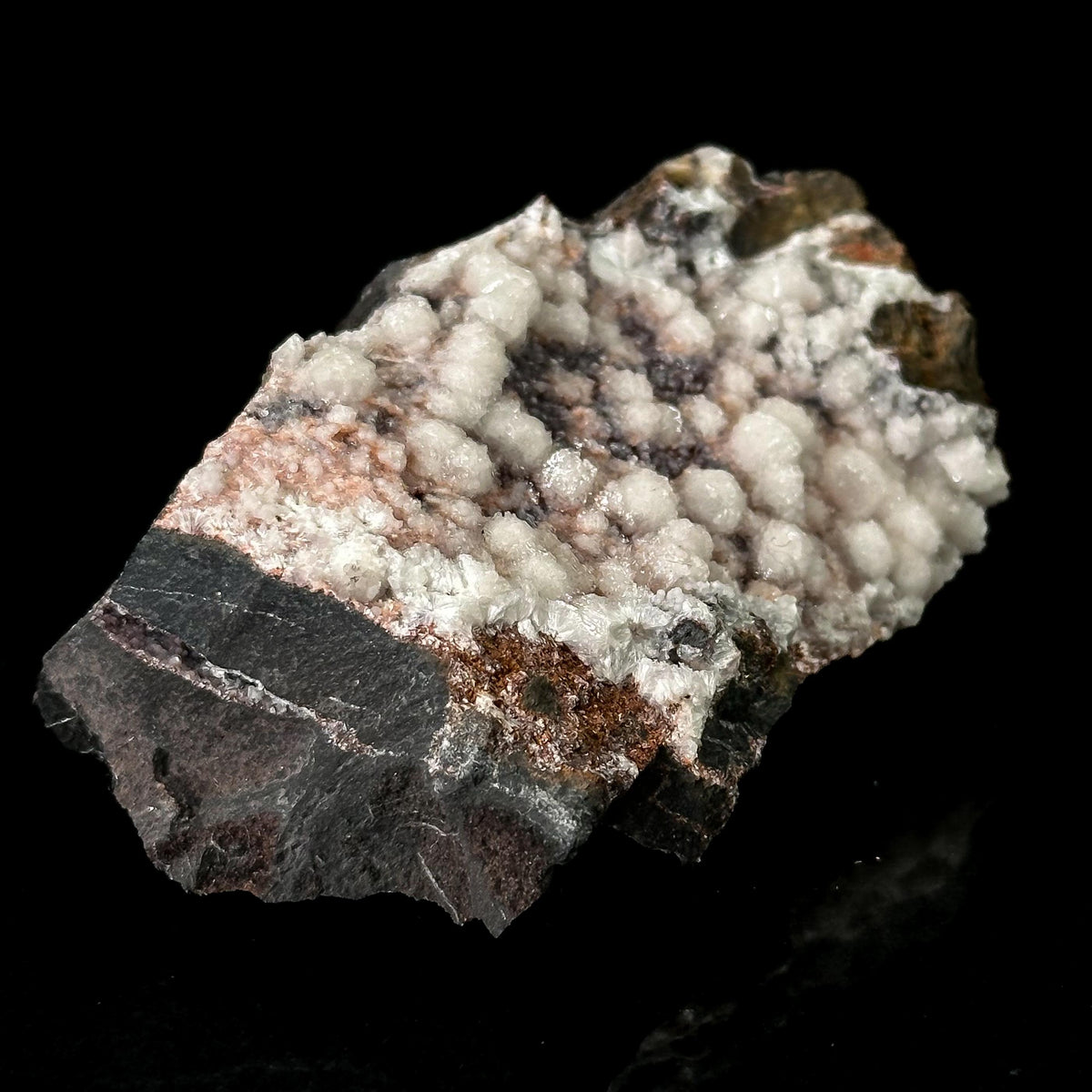 White Wavellite (Arkansas, USA) | crystal cluster, mineral specimen