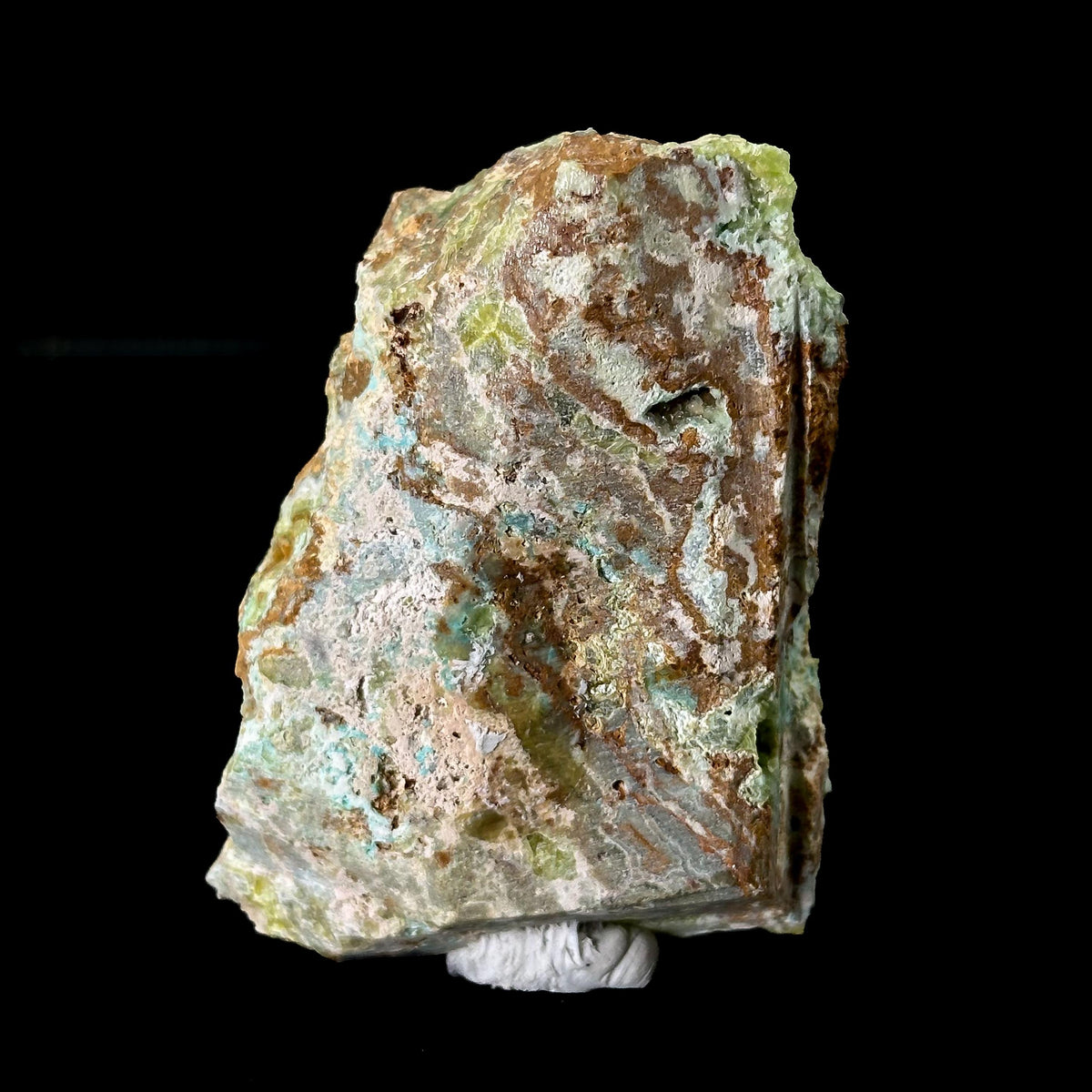 Wavellite with Turquoise | green crystal, mineral specimen from Spain