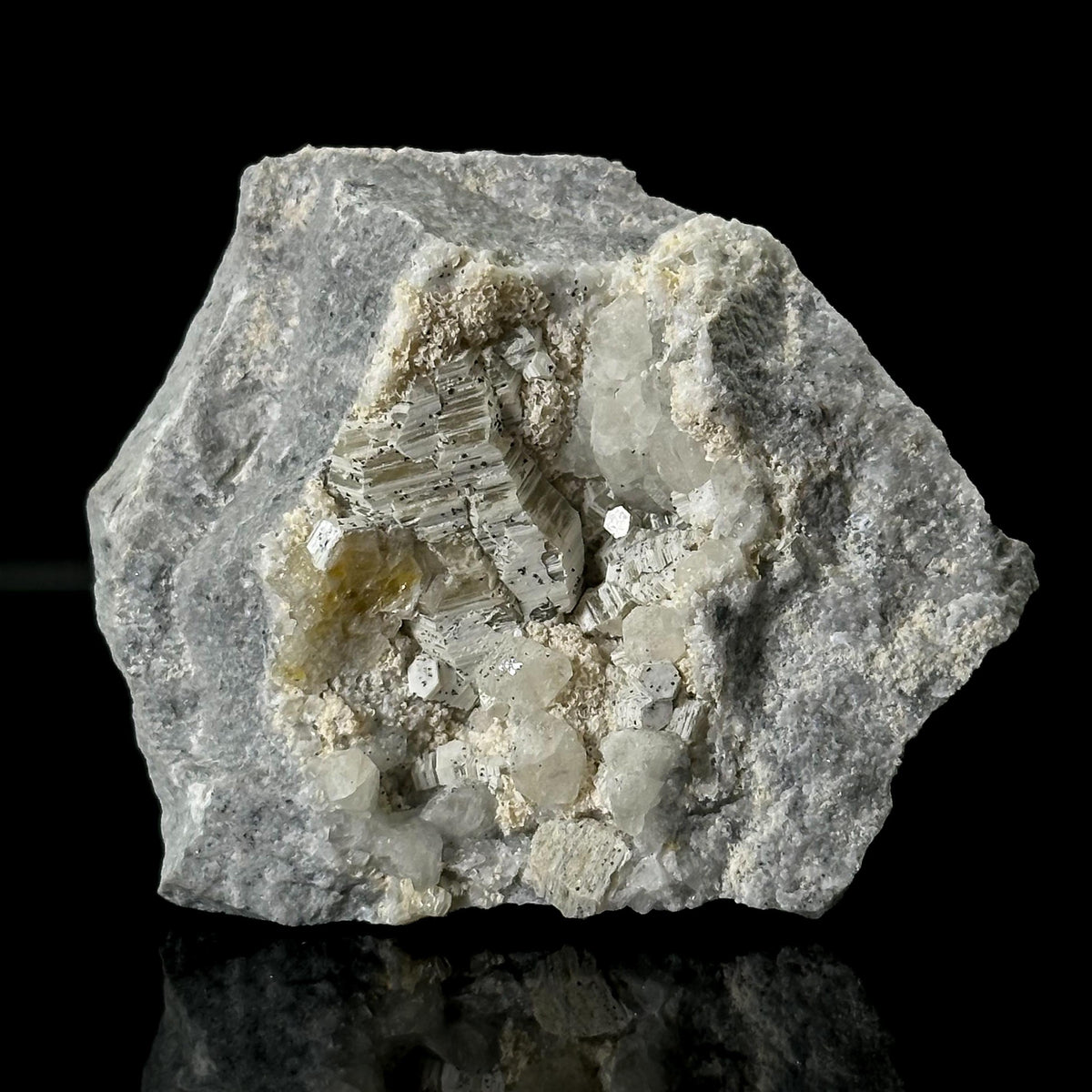 Weloganite | crystal cluster, rare mineral specimen from Canada