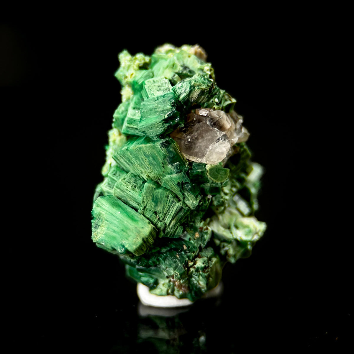Torbernite | green crystal, rare mineral specimen from France