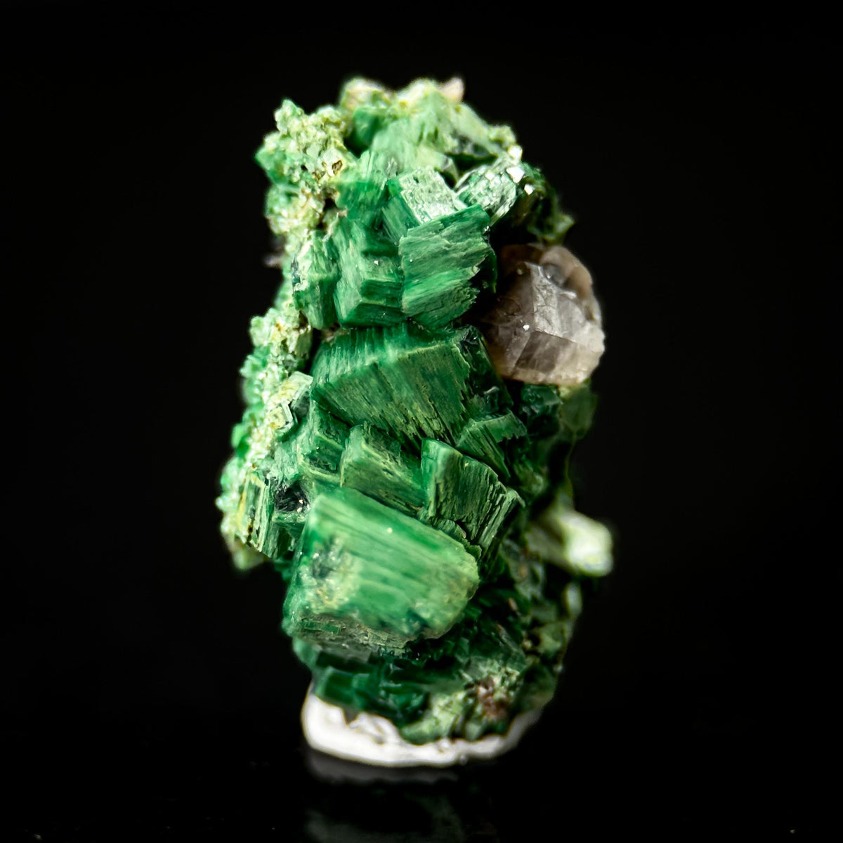 Torbernite | green crystal, rare mineral specimen from France