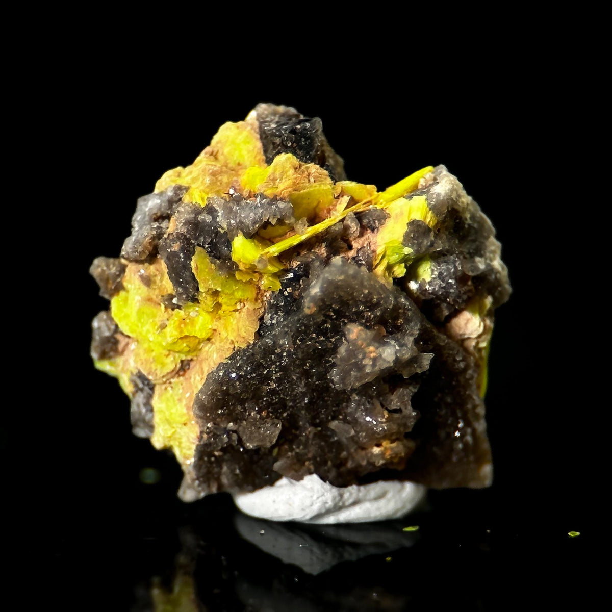 Uranocircite | fluorescent UV reactive crystal, rare mineral specimen from Germany
