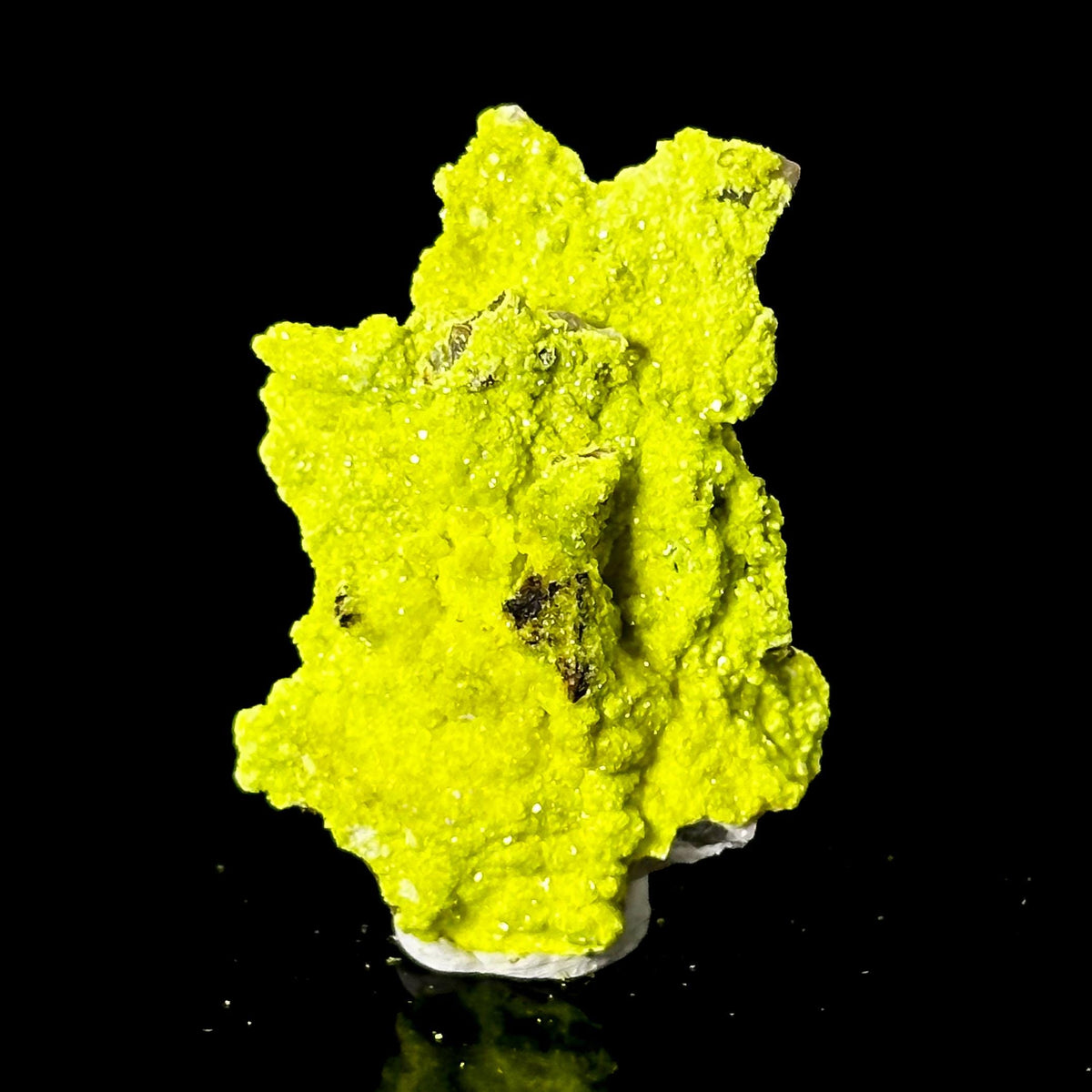 Autun | fluorescent UV reactive crystal, rare mineral specimen from Portugal