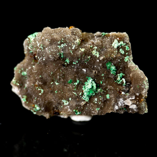 Torbernite | green crystals on matrix, rare mineral specimen from France
