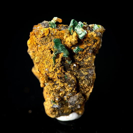 Torbernite | green crystals on matrix, rare mineral specimen from France