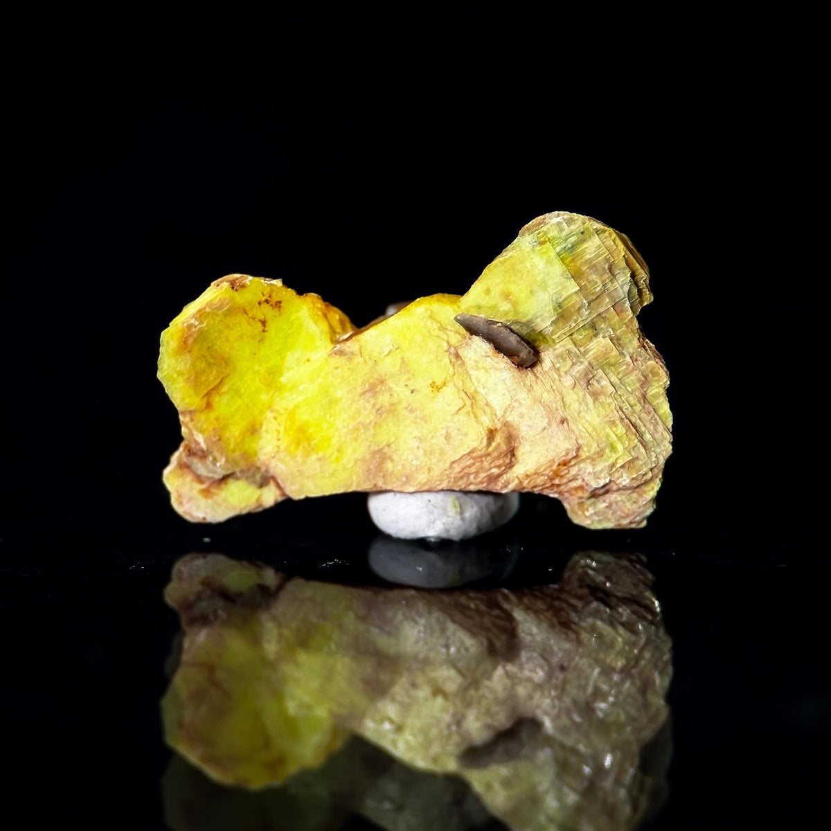 Uranocircite | fluorescent UV reactive crystal, rare mineral specimen from Germany