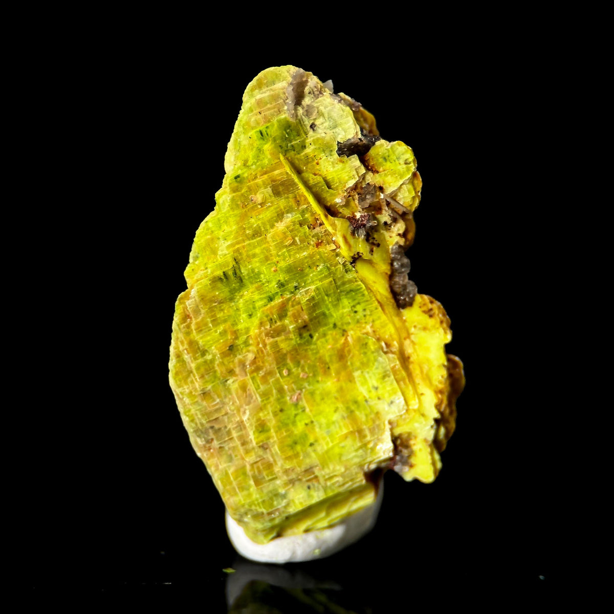 Uranocircite | fluorescent UV reactive crystal, rare mineral specimen from Germany