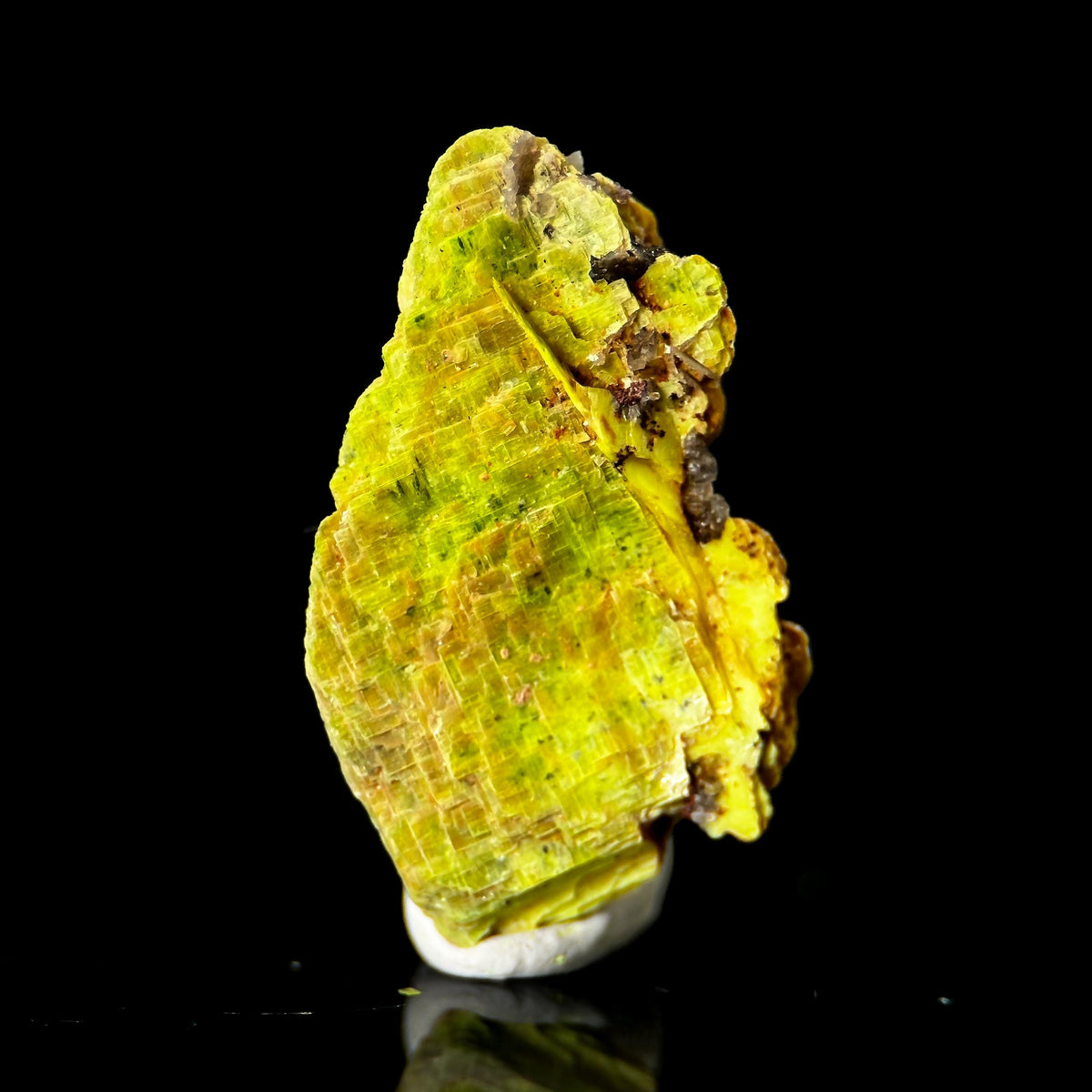 Uranocircite | fluorescent UV reactive crystal, rare mineral specimen from Germany
