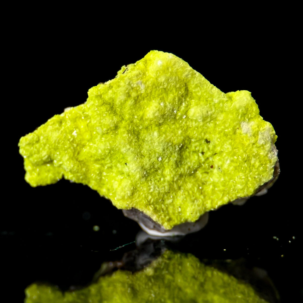 Autun | fluorescent UV reactive crystal, rare mineral specimen from Portugal