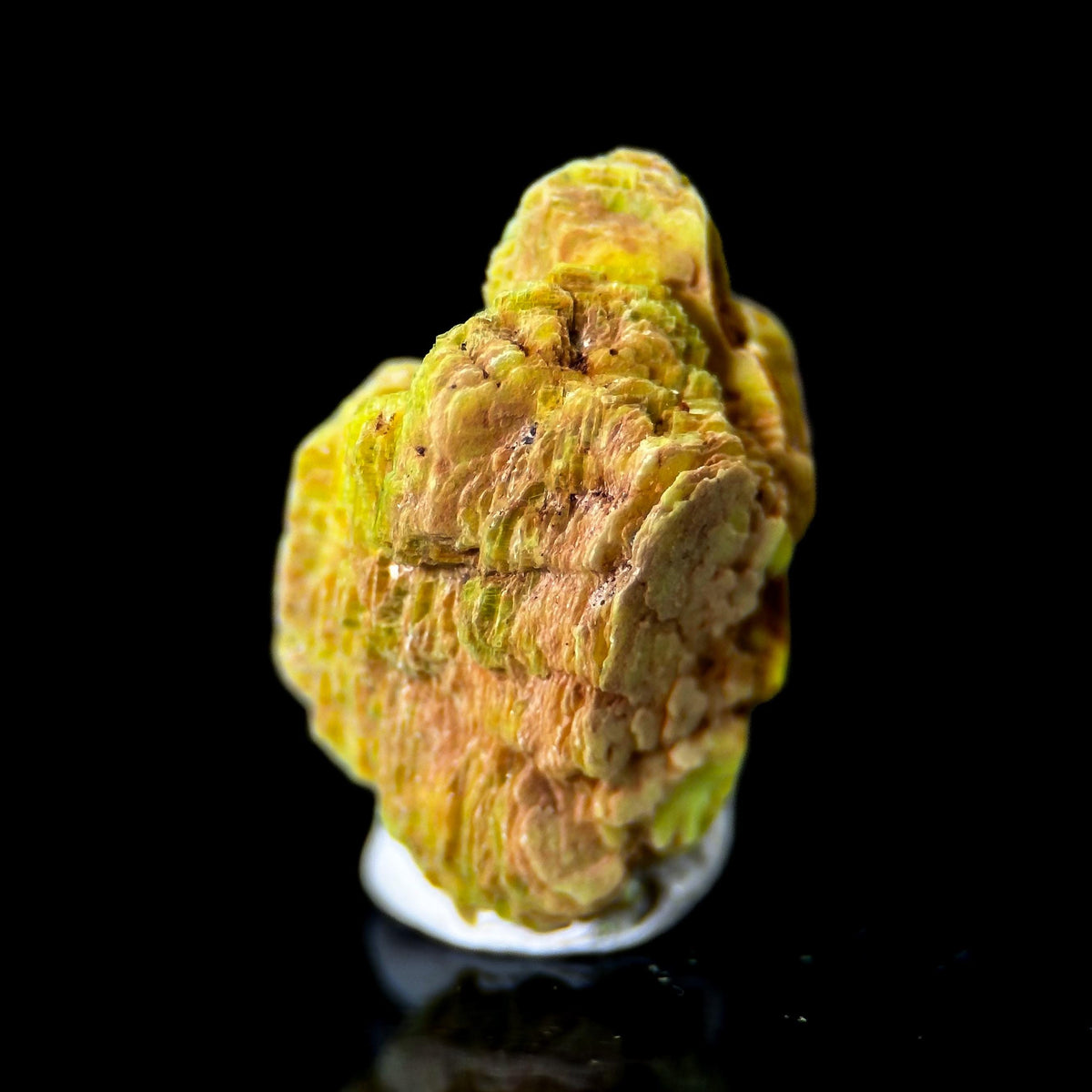 Uranocircite | fluorescent UV reactive crystal, rare mineral specimen from Germany