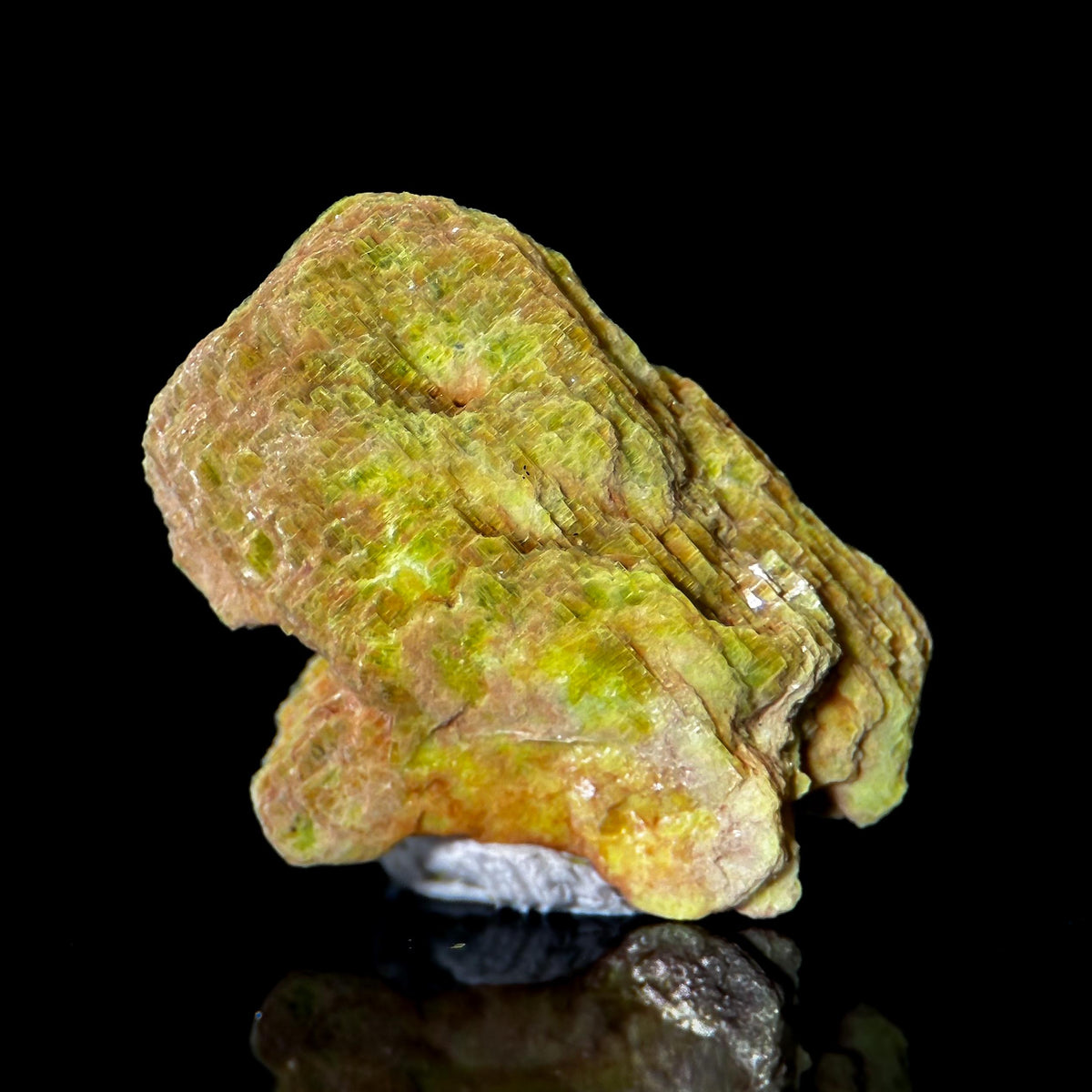 Uranocircite | fluorescent UV reactive crystal, rare mineral specimen from Germany