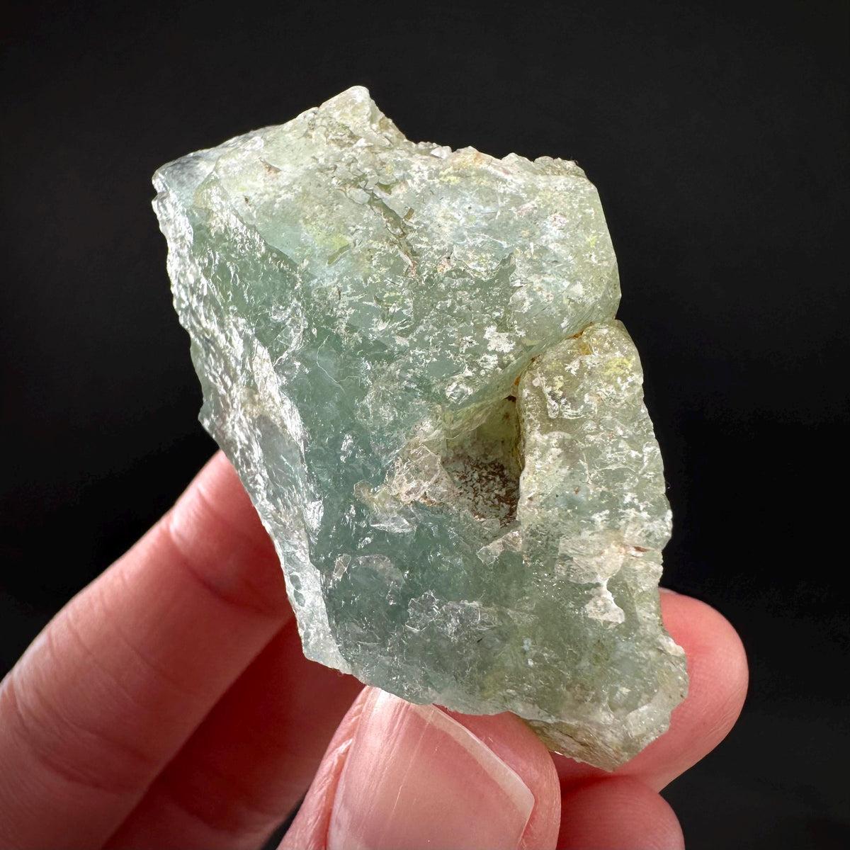 Beryl var. Aquamarine | natural blue crystal, mineral specimen from Namibia