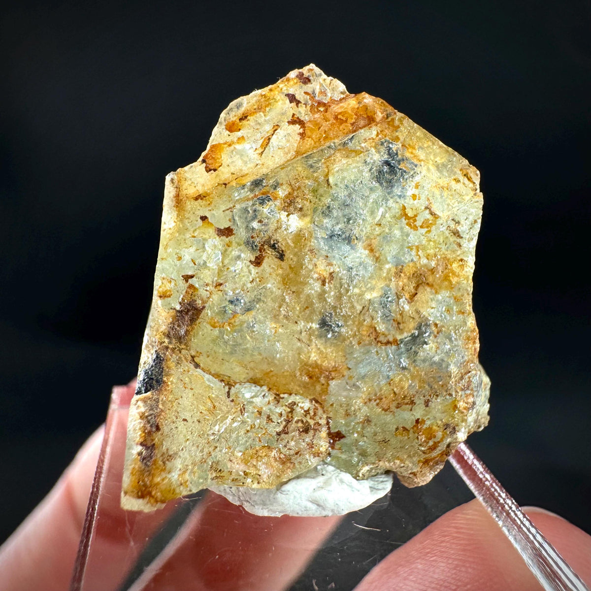 Beryl var. Aquamarine | natural blue crystal, mineral specimen from Namibia