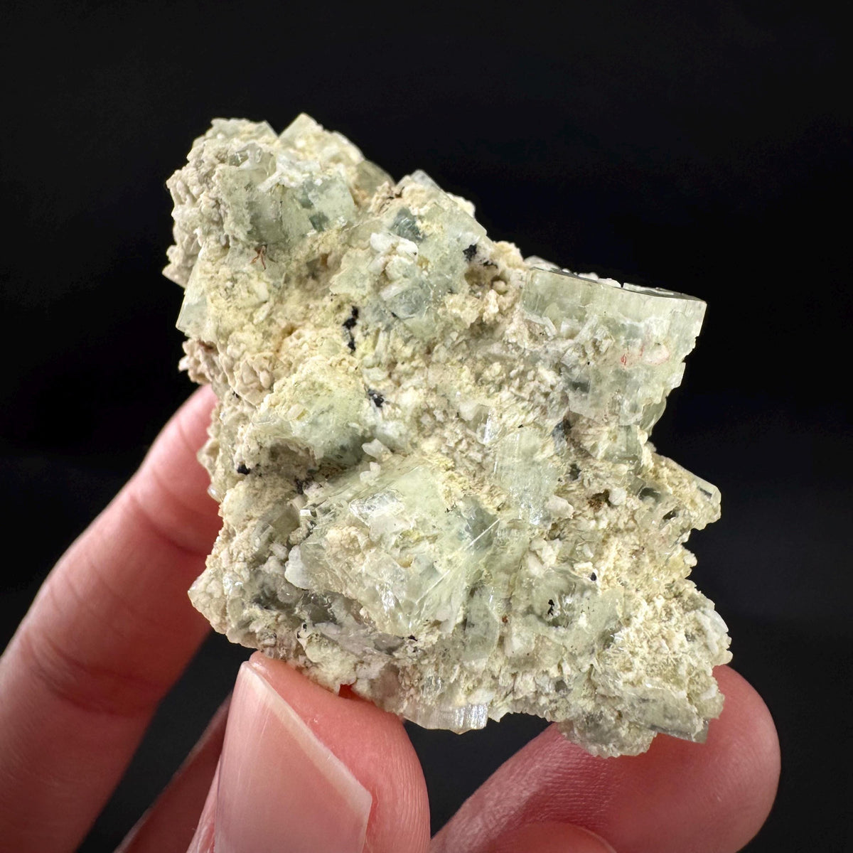 Beryl var. Goshenite | natural crystal cluster, mineral specimen from Namibia