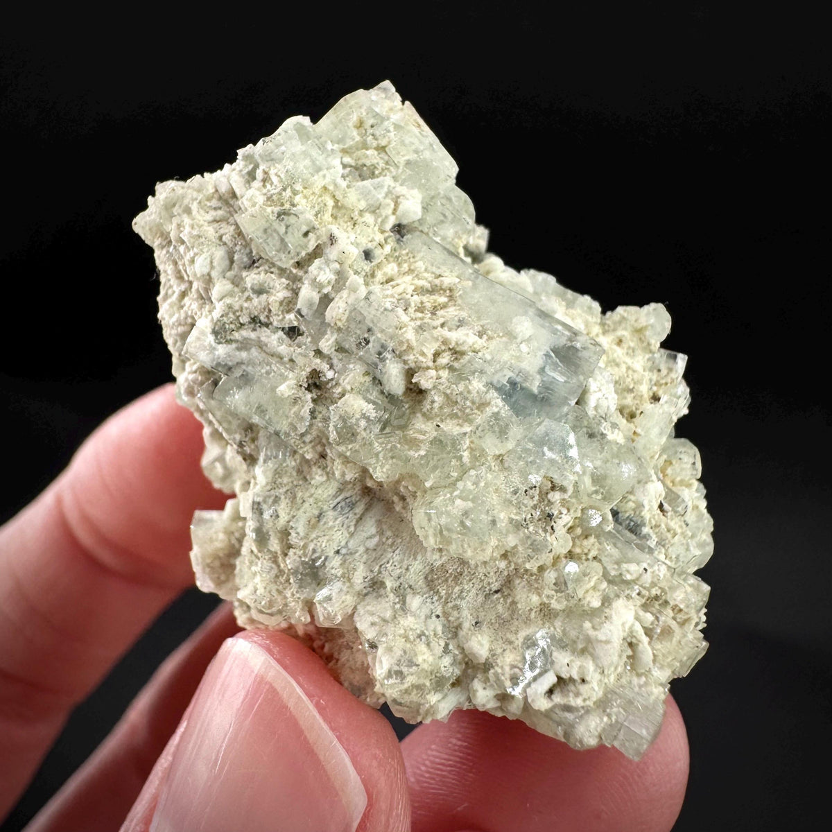 Beryl var. Goshenite | natural crystal cluster, mineral specimen from Namibia