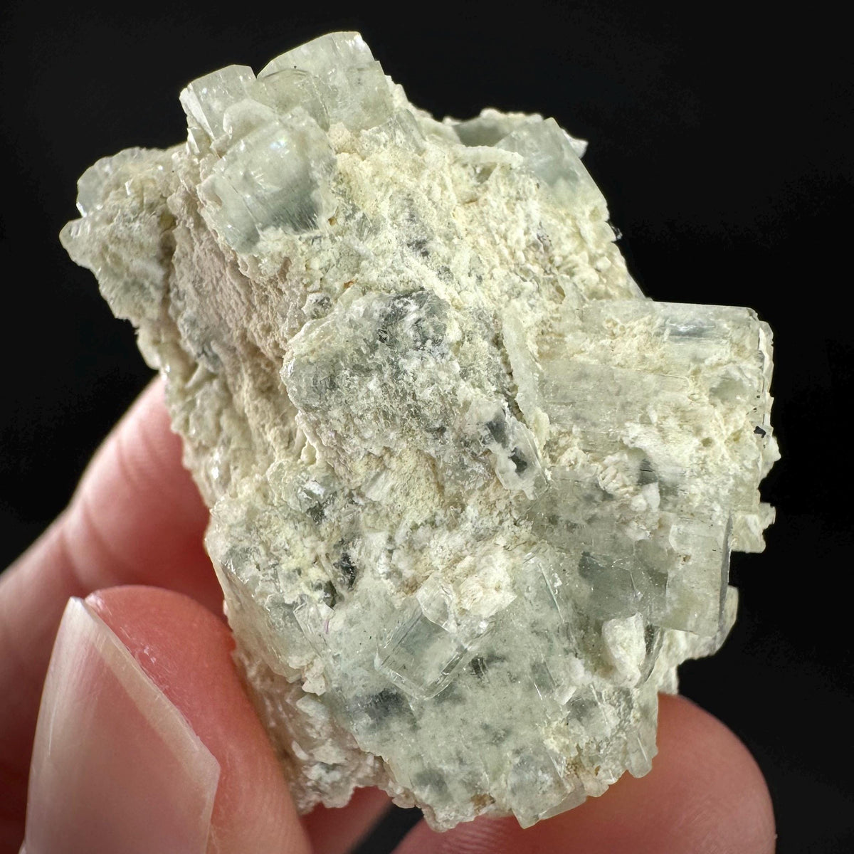 Beryl var. Goshenite | natural crystal cluster, mineral specimen from Namibia