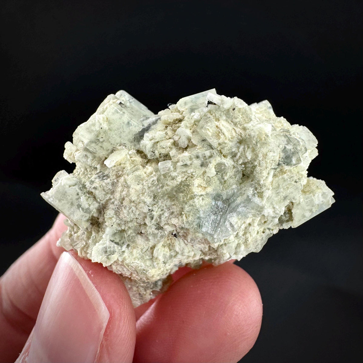 Beryl var. Goshenite | natural crystal cluster, mineral specimen from Namibia