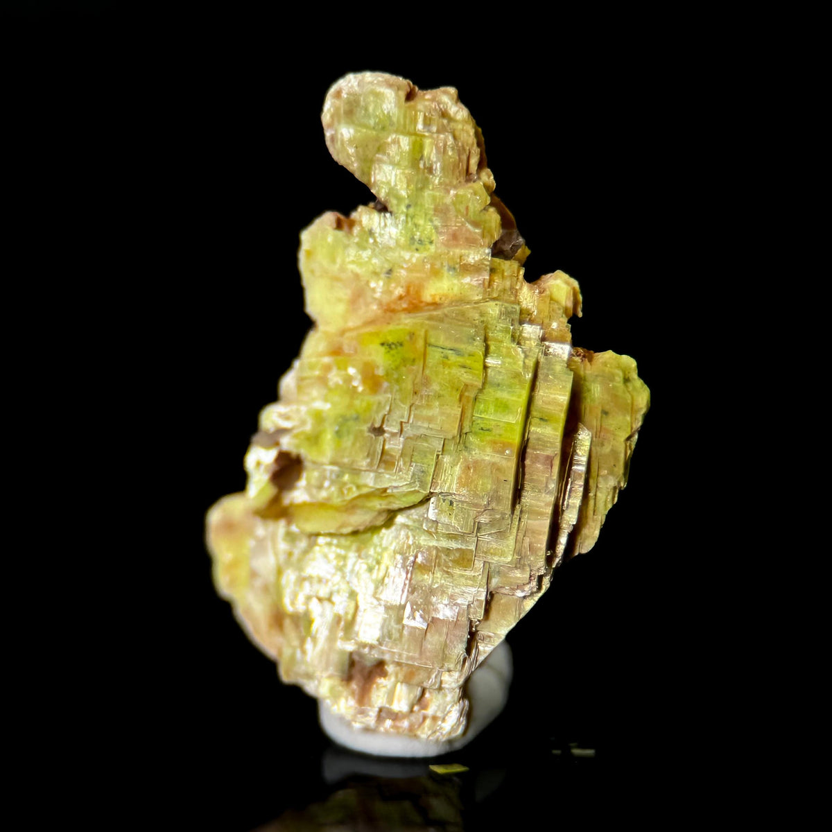 Uranocircite | fluorescent UV reactive crystal, rare mineral specimen from Germany