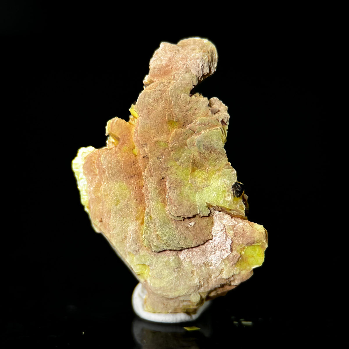 Uranocircite | fluorescent UV reactive crystal, rare mineral specimen from Germany